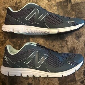 Brand new Womens size 12 New Balance 630; gray/blue base with teal